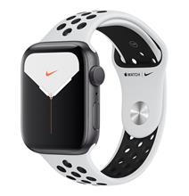 ساعت مچی هوشمند اپل واچ سری5 44 میلیمتر با بند Pure Platinum/Black Nike Sport
